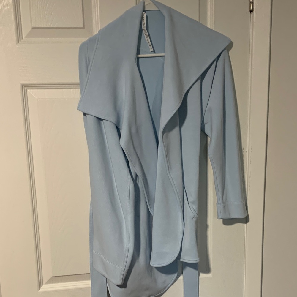 Light Blue Wrap Cardigan/ Jacket